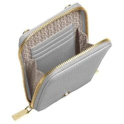 Aigner - Handytasche Mit Kette Leder 17 Cm -Taschen Discounter Aigner Handytasche mit Kette Leder 17 cm spectre grey 163139 0822 3