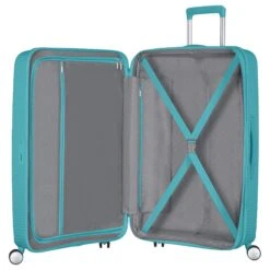American Tourister Soundbox - 4-Rollen-Trolley 67 Cm Erw. -Taschen Discounter American Tourister Soundbox 4 Rollen Trolley 67 cm erw turquoise 88473 A066 5