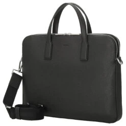 BOSS Crosstown - Aktentasche Leder 38.5 Cm -Taschen Discounter BOSS Crosstown Doc Aktentasche 38 cm S black 50470478 001 2
