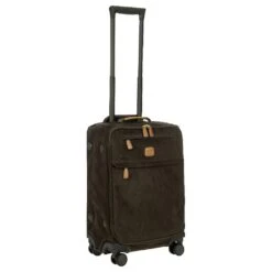 Brics Life - 4-Rollen-Kabinentrolley S 55 Cm -Taschen Discounter Brics Life 4 Rollen Kabinentrolley S 55 cm olivgr n BLF58117 378 5