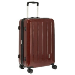 CHECK.IN London 2.0 - 4-Rollen-Trolley 67 Cm -Taschen Discounter CHECK IN London 2 0 4 Rollen Trolley 67 cm carbon rot 56 2210674 67 5