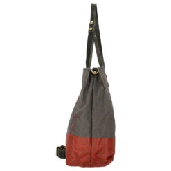 Campomaggi - Shopper 32 Cm -Taschen Discounter Campomaggi Shopper 32 cm grey black red print C025970ND X1821 F0653 3