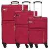 D&N Travel Line 6704 - Trolley-Set, 3tlg. -Taschen Discounter D amp N Travel Line 6704 Trolley Set 3tlg pink 6704 04 1
