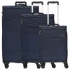 D&N Travel Line 9004 - Trolley-Set, 3tlg. -Taschen Discounter D amp N Travel Line 9004 Trolley Set 3tlg blau 9004 06 1