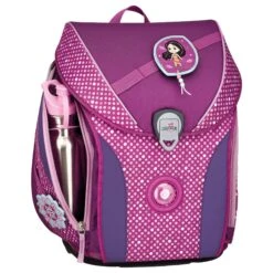 DerDieDas ErgoFlex Max - Schulranzen Set 5tlg. 950 G -Taschen Discounter DerDieDas ErgoFlex Max Schulranzen Set 5tlg 950 g Purple Dots 8508151 5