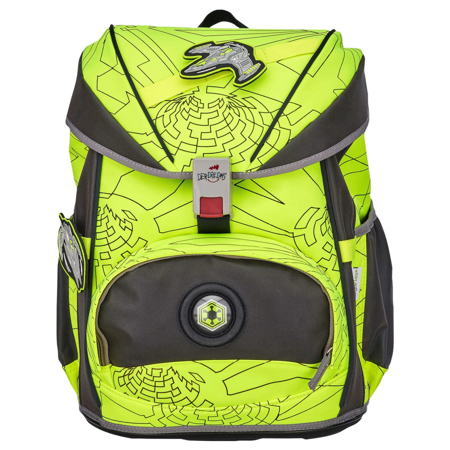 DerDieDas ErgoFlex Superflash Neon - Schulranzen Set 5tlg. 800g 4 DerDieDas ErgoFlex Superflash Neon - Schulranzen Set 5tlg. 800g – Bild 2