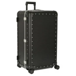 FPM Bank Trunk On Wheels - 4-Rollen-Trolley 76 Cm -Taschen Discounter FPM Bank 4 Rollen Trolley Trunk 76 cm Caviar Black A1507315915 5