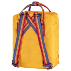 FJÄLLRÄVEN Fjällräven Kånken Rainbow Mini 7 - Rucksack 29 Cm -Taschen Discounter Fj llr ven Kanken Rainbow Mini Rucksack 29 cm warm yellow rainbow pattern F23621 141 907 4
