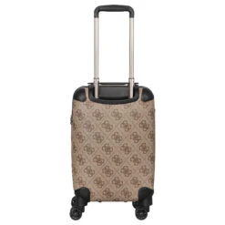 Guess Berta 18 IN - 4-Rollen-Trolley 46 Cm -Taschen Discounter Guess Berta 18 IN 4 Rollen Trolley 46 cm latte logo brown TWB86889830 LGW 4