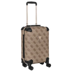 Guess Berta 18 IN - 4-Rollen-Trolley 46 Cm -Taschen Discounter Guess Berta 18 IN 4 Rollen Trolley 46 cm latte logo brown TWB86889830 LGW 5