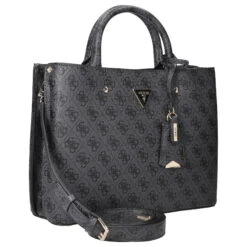 Guess Meridian - Henkeltasche 32 Cm -Taschen Discounter Guess Meridian Henkeltasche 32 cm coal logo HWSG8778060 CLO 5