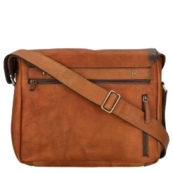 Jost Randers - Umhängetasche M 32 Cm -Taschen Discounter Jost Randers Umh ngetasche M 32 cm cognac 2441 007 4
