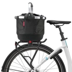 KLICKfix Reisenthel Carrybag GT 24 - Gepäckträgerkorb (Uniklip) -Taschen Discounter KLICKfix reisenthel Carrybag GT Gep cktr ger Korb inkl Uniklip twist silver 0305UTS 4