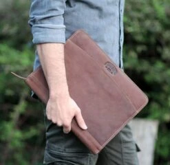 Klondike 1896 Bruce Echtleder - Dokumentenmappe 33 Cm -Taschen Discounter Klondike 1896 Bruce Echtleder Dokumentenmappe 33 cm mittelbraun KD1033 02 7