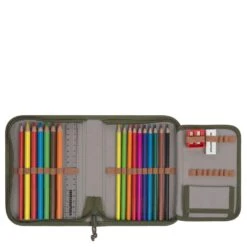LÄSSIG School Set Flexy Unique - Schulranzen Set 7tlg. -Taschen Discounter L SSIG School Set Flexy Unique Schulranzen Set 7 tlg Olive 1205008582 9