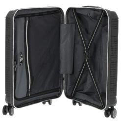 March 15 Fjord - Kabinen-Trolley S 55 Cm -Taschen Discounter March 15 Fjord 4 Kabinen Trolley S 55 cm black metal 8011 07 52 6
