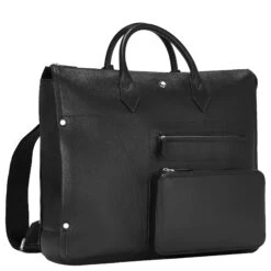 Montblanc Meisterstück Selection Soft 24/7 Bag - Aktentasche 42 Cm -Taschen Discounter Montblanc Meisterst ck Selection Soft 24 7 Bag Aktentasche Rucksack 42 cm black 129694 4