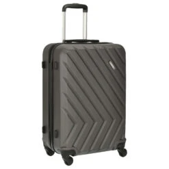 Paklite Quick - 4-Rollen-Trolley M 64 Cm -Taschen Discounter Paklite by Travelite Quick 4 Rollen Trolley M 64 cm grau anthrazit 72848 04 5
