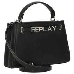 Replay - Handtasche Umhängetasche 26 Cm -Taschen Discounter Replay Henkeltasche 26 cm black FW3380 000 A0362B 098 5