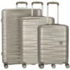 Roncato Stellar - 4-Rollen-Trolley-Set 3 Tlg. -Taschen Discounter Roncato Stellar 4 Rollen Trolley Set S M L erw beige 41471514 1