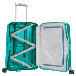Samsonite S Cure Spinner - 4-Rollen-Kabinentrolley S 55 Cm -Taschen Discounter Samsonite S Cure Spinner 4 Rollen Kabinentrolley S 55 cm aqua blue 49539 1012 5