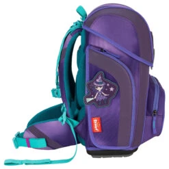 Scout Genius Exklusiv Superflash - Schulranzen Set 4tlg. -Taschen Discounter Scout Sunny II Exklusiv Safety Light Schulranzen Set 5tlg Purple Magic 76420361400 3