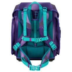 Scout Genius Exklusiv Superflash - Schulranzen Set 4tlg. -Taschen Discounter Scout Sunny II Exklusiv Safety Light Schulranzen Set 5tlg Purple Magic 76420361400 4