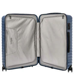 TITAN LITRON - 4-Rollen-Trolley 69 Cm -Taschen Discounter TITAN Koffermanufaktur LITRON 4 Rollen Trolley 69 cm Eisblau 700245 25 6