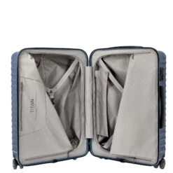 TITAN LITRON - 4-Rollen-Trolley 69 Cm -Taschen Discounter TITAN Koffermanufaktur LITRON 4 Rollen Trolley 69 cm Eisblau 700245 25 7