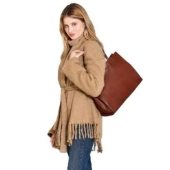 The Bridge Mirra - Shopper 36 Cm -Taschen Discounter The Bridge Mirra Shopper 36 cm marrone 04470201 14 3