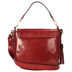 The Bridge Pearldistrict - Schultertasche Leder 23.5 Cm -Taschen Discounter The Bridge Pearldistrict Schultertasche Leder 23 5 cm red 04122701 2E 4