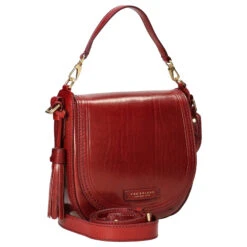 The Bridge Pearldistrict - Schultertasche Leder 23.5 Cm -Taschen Discounter The Bridge Pearldistrict Schultertasche Leder 23 5 cm red 04122701 2E 5
