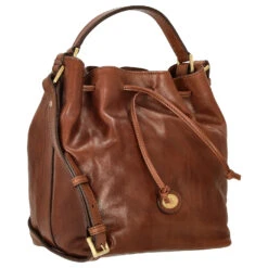 The Bridge Story Donna - Beuteltasche Leder 28 Cm -Taschen Discounter The Bridge Story Donna Beuteltasche Leder 28 cm brown 04094601 14 5