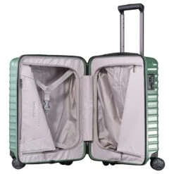 TITAN LITRON - 4-Rollen-Kabinentrolley 55 Cm -Taschen Discounter Titan LITRON 4 Rollen Trolley 55 cm Traubengr n 700246 80 8