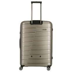 Travelite Air Base - 4-Rollen-Trolley Set 3tlg. L/M/S Fronttasche -Taschen Discounter Travelite Air Base 4 Rollen Trolley Set 3tlg L M S Fronttasche champagner 075342 40 5