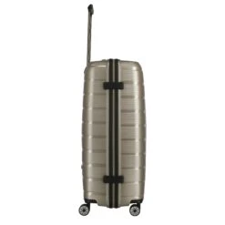 Travelite Air Base - 4-Rollen-Trolley Set 3tlg. L/M/S Fronttasche -Taschen Discounter Travelite Air Base 4 Rollen Trolley Set 3tlg L M S Fronttasche champagner 075342 40 6