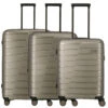 Travelite Air Base - 4-Rollen-Trolley Set 3tlg. Erw. -Taschen Discounter Travelite Air Base 4 Rollen Trolley Set 3tlg erw champagne 075340 40 1