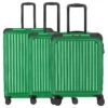 Travelite Cruise - 4-Rollen Trolley Set 3tlg. -Taschen Discounter Travelite Cruise 4 Rollen Trolley Set 3tlg gr n 072640 80 1