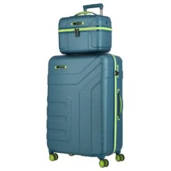 Travelite Vector - Beauty Case 36 Cm -Taschen Discounter Travelite Vector Beautycase 36 cm petrol limone 072003 22 6