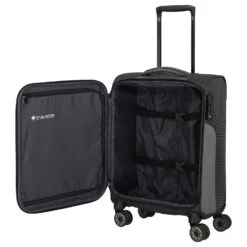Travelite Viia - 4-Rollen-Kabinentrolley S 55 Cm -Taschen Discounter Travelite Viia 4 Rollen Kabinentrolley S 55 cm Schiefer 092847 04 6