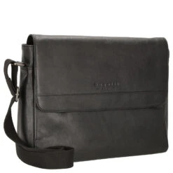 Bugatti Corso - Schultertasche Leder 36 Cm -Taschen Discounter bugatti Corso Schultertasche 36 cm black 49390401 5