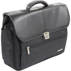 D&N Basic Line - Aktentasche 45 Cm Polyester -Taschen Discounter dn5665 b3